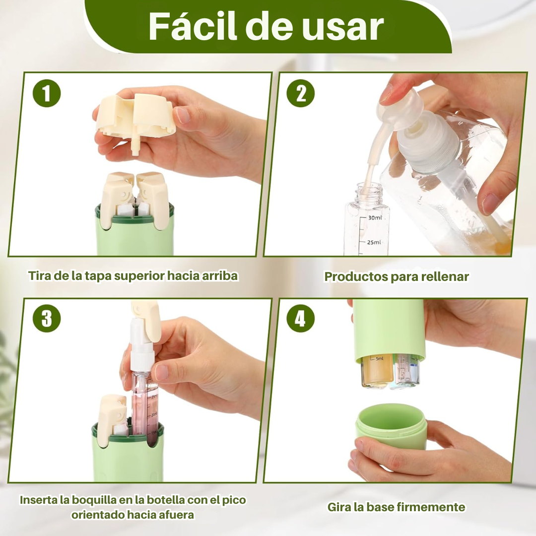 Organizador de Viaje 4 en 1 Antifugas